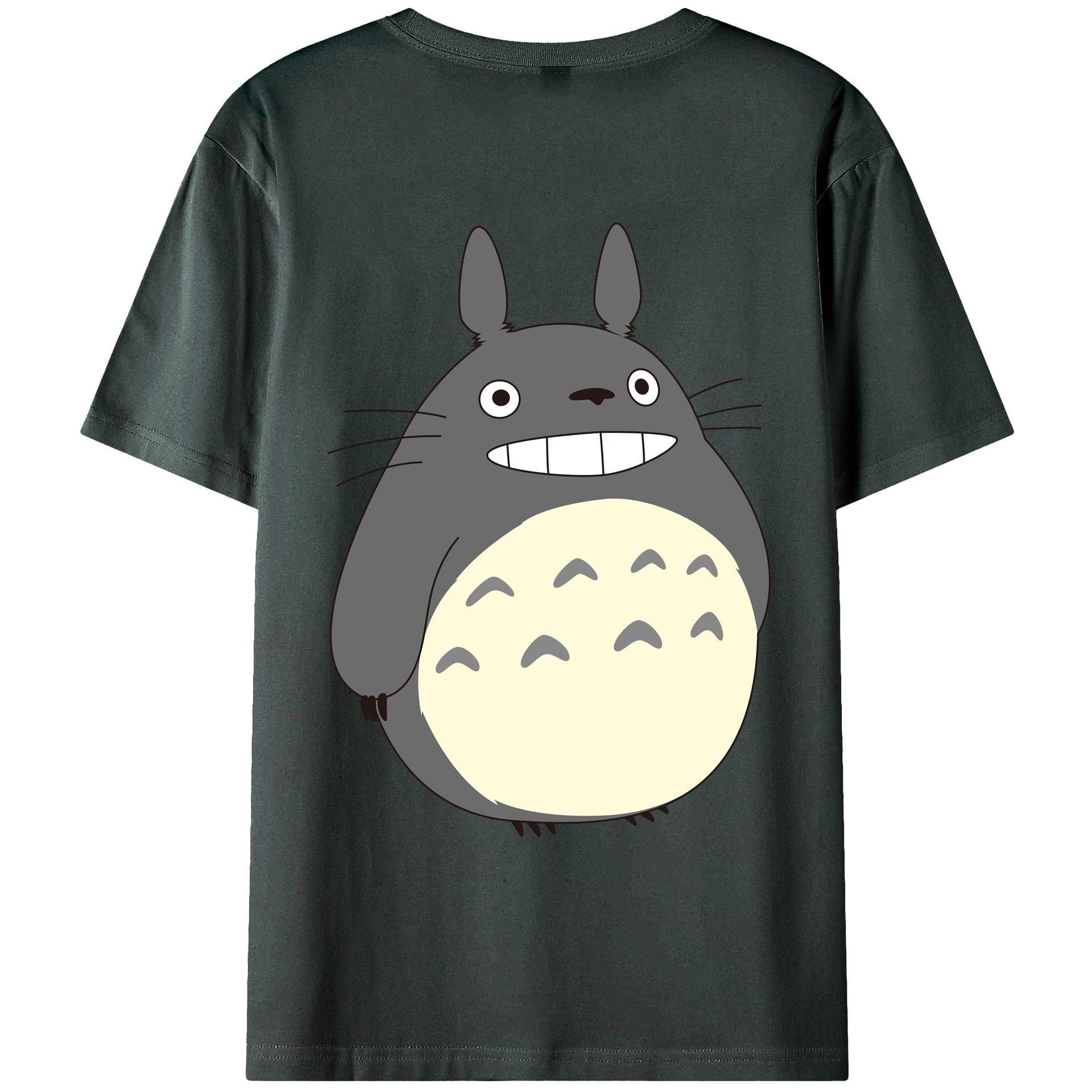 （画像用） となりのトトロ 草壁メイ 草壁サツキ My Neighbor Totoro Satsuki Kusakabe Mei Kusakabe 綿100％ メンズ半袖Tシャツ（バックプリント） 通気性